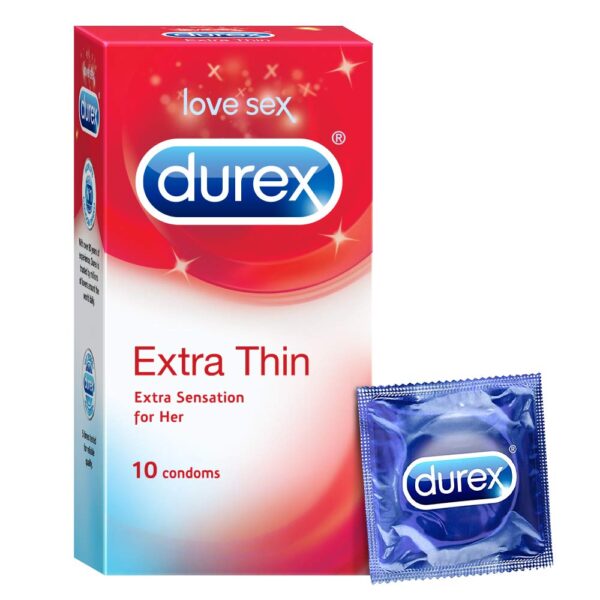 Bazarwala Durex Extra Thin Condom 10 Pcs
