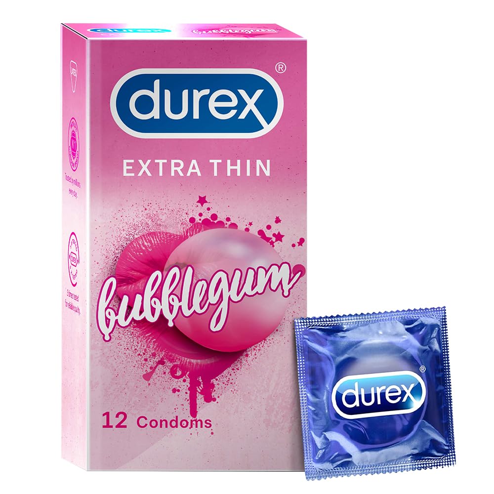 Bazarwala Durex Bubblegum Flavoured Condom 12 Pcs
