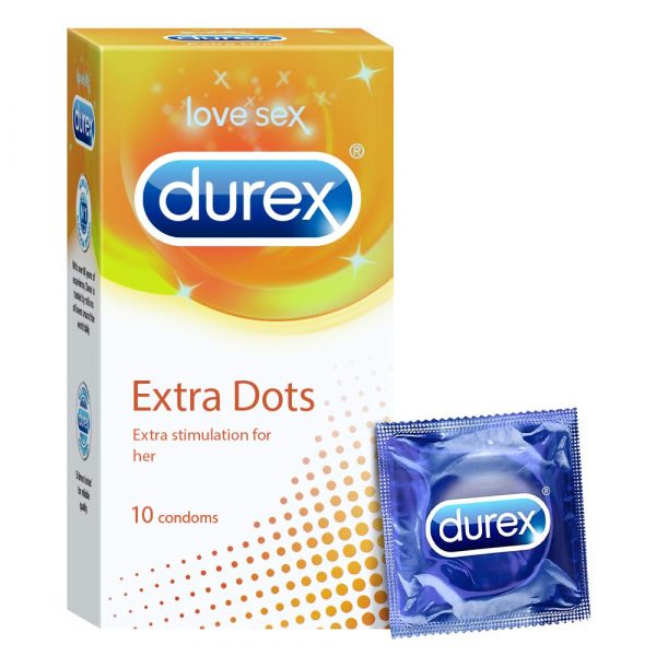 Bazarwala Durex Love Extra Dots 10 Pcs