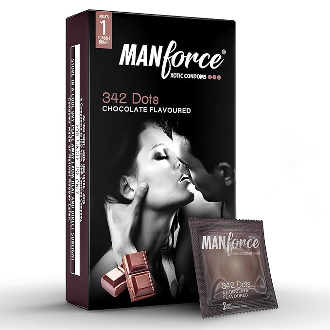Bazarwala Manforce Chocolate Flavoured Condom  10pcs