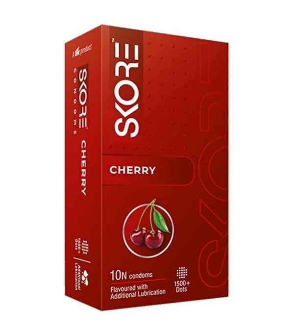 Bazarwala Skore Cherry Flavored Condom (10pcs)