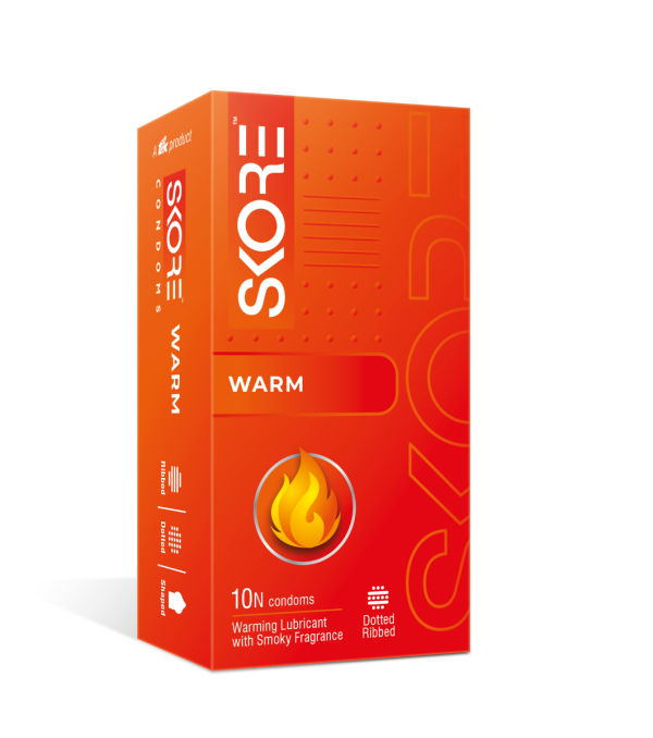 Bazarwala Skore Warm Condom  (10pcs)