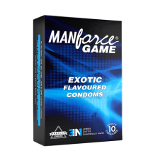 Bazarwala Manforce Game Exotic Flavoured 3-in-1 Condom – Ribbed, Dotted & Contoured Latex