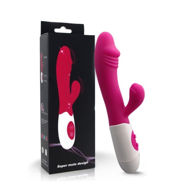 Bazarwala Super Mute Design Multispeed Vibrator for Women – Quiet Dual Stimulation Silicone Pleasure Toy