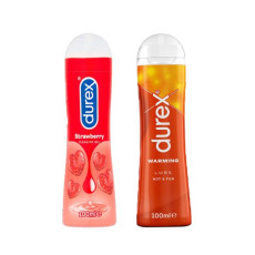 Bazarwala Durex Strawberry & Warming Lubricant Gel Combo