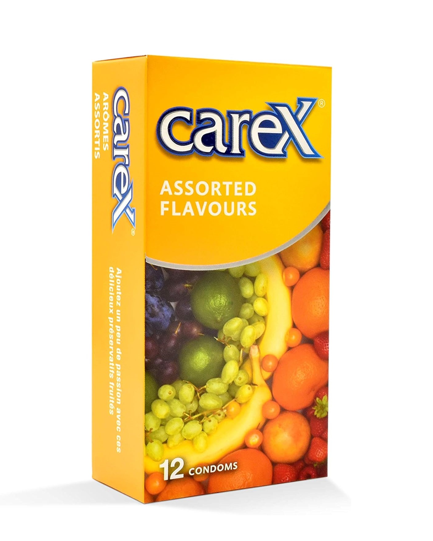Bazarwala Carex Assorted Flavoured Condom 1 pack (12pcs)