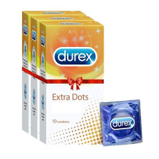 Bazarwala Durex Love Extra Dots Combo 3 Pack - 30 Pcs