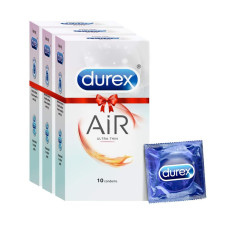 Bazarwala Durex Air Ultra Thin Condoms Combo 3 Pack - 30 Pcs